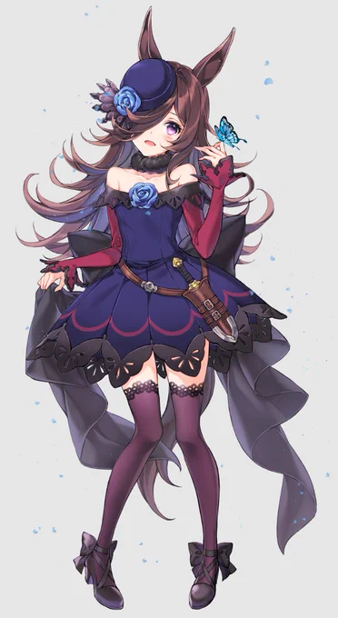 マイブルーローズ🌹☂️ #ライスシャワー  #ウマ娘 
