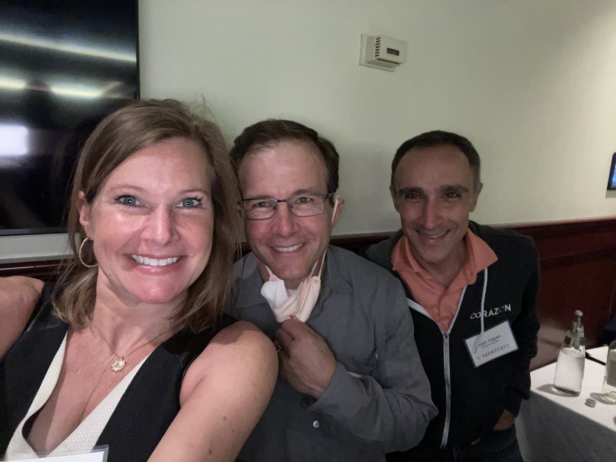 Never mind my double chin. When you have a chance to grab a pic w titans of chicago tech, you take it.