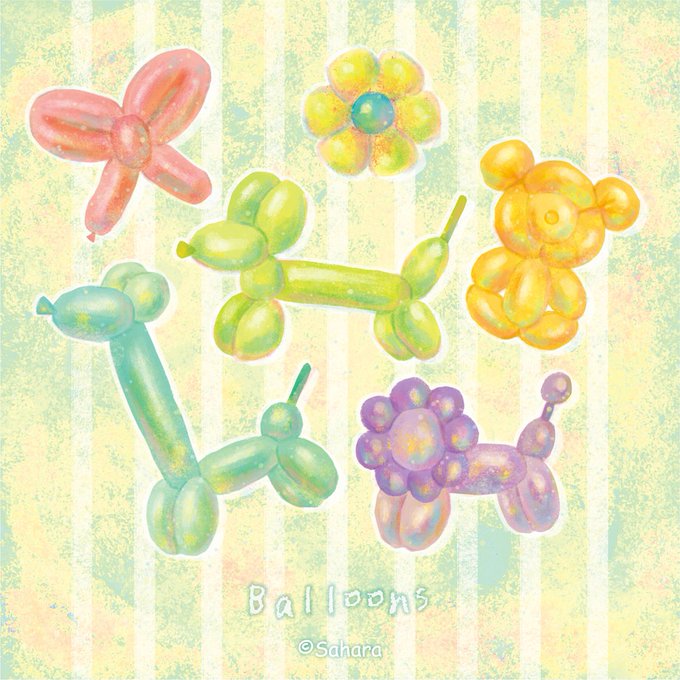 バルーンアートのtwitterイラスト検索結果