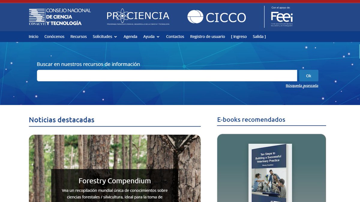 aestigarribia's tweet photo. Muchos no conocen, en el Paraguay contamos con una biblioteca virtual fabulosa y gratuita, con buscadores de última generación y acceso a las mejores revistas científicas del mundo. https://t.co/Myw0UzpCTT