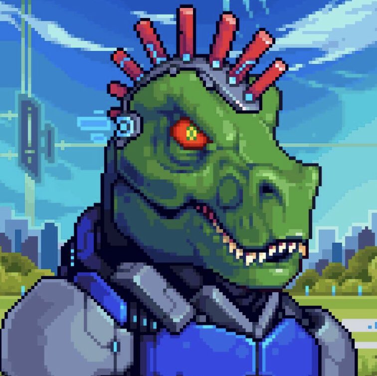 Stub_Crypto's tweet photo. Who missed the mint and wants a Ryusaur?!? This guy needs a good Dino home. 

RT and tag someone ! Must be following me. The road to 100 followers 😂

@RyuNFT 

#AVAX #AvaxNftRush #NFTGiveaway #NFT #ryu #crypto https://t.co/iLUrJckqmE