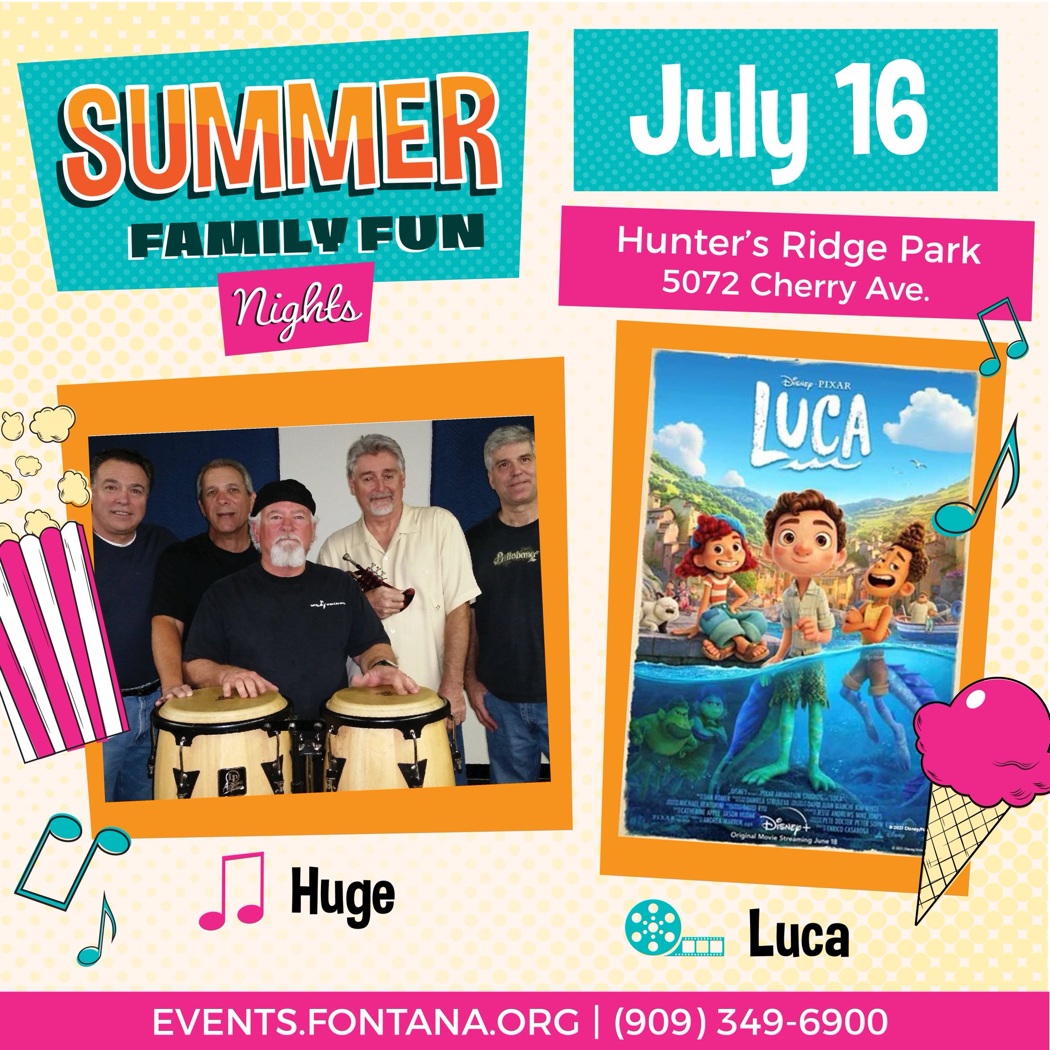 City of Fontana on Twitter "This Saturday (July 16), join us at Hunter