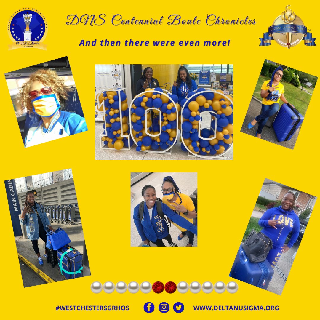 DeltaNuSigma's tweet image. We are still arriving!  #SGRhoCentennialBoule #DynamicDNS #WestchesterSGRhos