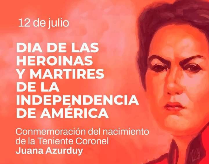 red_staf's tweet photo. Día de las heroínas y mártires de la independencia de América https://t.co/zSzmb6i6A1