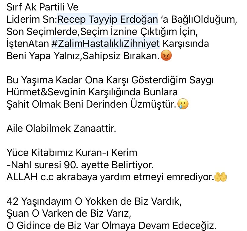 _YILDIRIM53's tweet photo. #VEFASadeceBiSemtİsmiDeğildir.

#ALLAH c.c Kuran-ı Kerim
Nahl Suresi 90.Ayetinde Buyuruyor;

Muhakkak ki #ALLAH c.c
#akrabaya karşı cömert olmayı #emreder.🤲

Umarım Okursun @ismetyildirimtr 
Zerre Kalmışsa #Merhametin
Belki Sızlar.🥺

Senin BizeYaptığını 
DüşmanDüşmanaYapmaz😡 https://t.co/4PR1vmIRSi