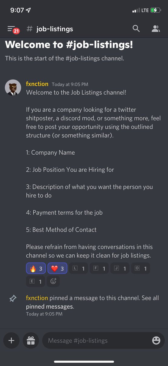 fxnction's tweet image. We created a job listing channel in @JoeShmoeNFT discord and we’re inviting all companies looking for degens to run their twitter, discord mods, or w/e to join + post a listing.

Any degen looking for a gig, get in their + get paid.

Not NFT gated.

Join: discord.gg/RhdKbK5jES