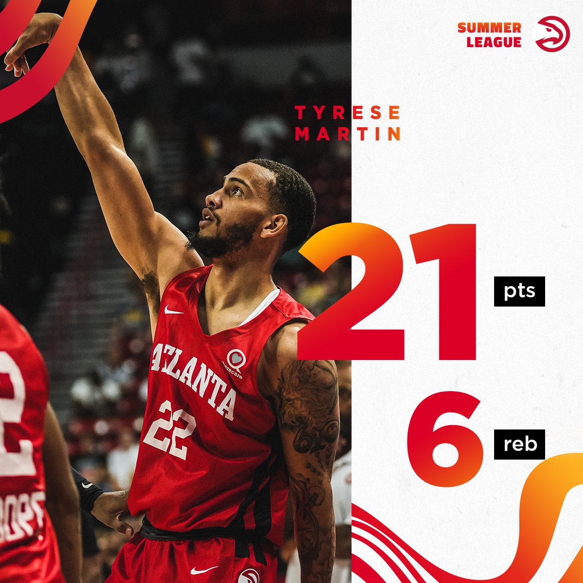 ATLHawks's tweet photo. Pretty good number to hit in Las Vegas 🂡🂮 https://t.co/831tTJbsUf