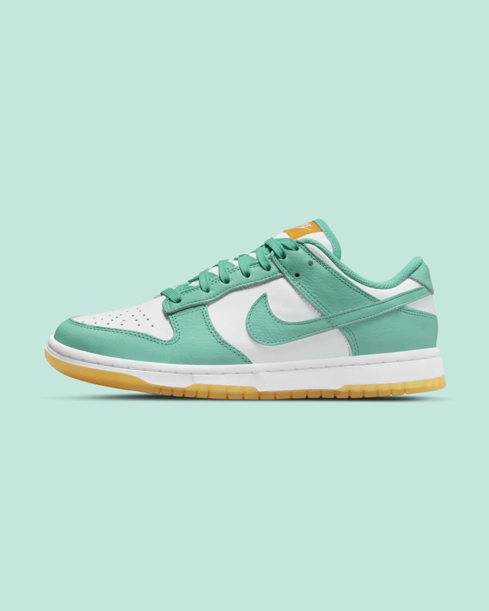 nikestore's tweet photo. Lace up and channel your summertime style.

The Women's Dunk Low 'Teal Zeal'

Available at 10am ET 🇺🇸 

https://t.co/ao6Vh9G7X6 https://t.co/31lpXbFHJr