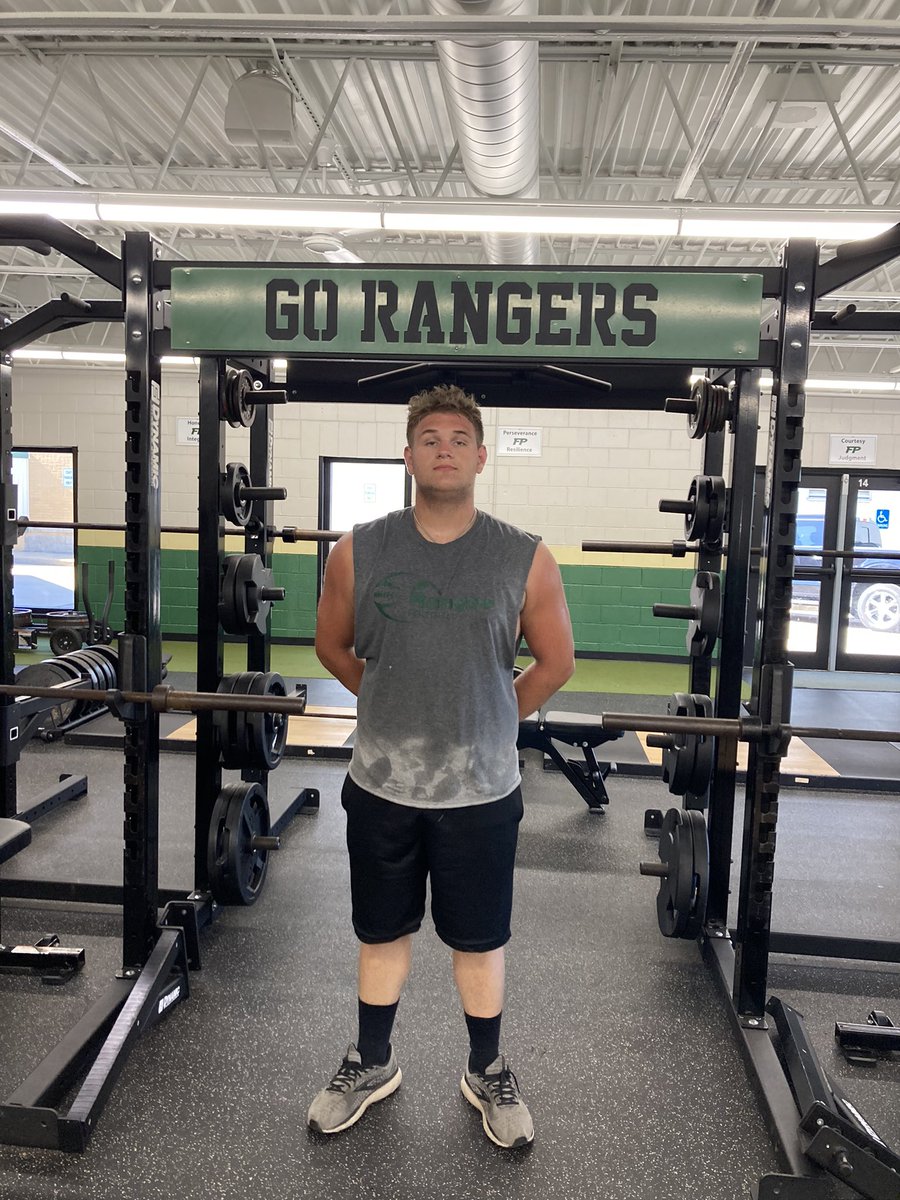 Our DUDE of the Day goes to Rolan Zehr - Junior OL/DL!  Sat the tone in the weight room today!  #CODE