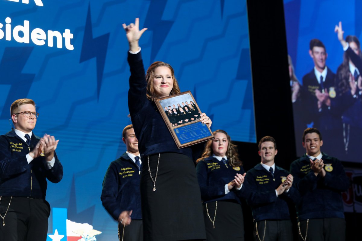 TexasFFA's tweet photo. The first general session is in the books! 

#TexasFFA #MyTexasFFA #AmplifyFFA https://t.co/iL6RIkutCz