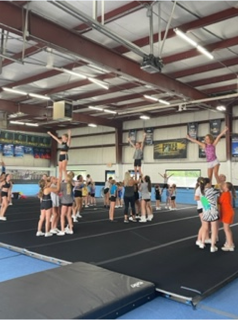 JRWolvesFootbal's tweet photo. Cheer season is LIVE!!!!!!! These girls have busted it for the first two days of the season. #PRWolves #hardwork @prvarsitycheer https://t.co/YUl4Yg8EiO