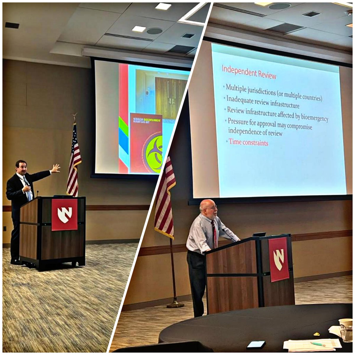 GLPinBSL4's tweet photo. #Spotted Dr. Bruce Gordon-UNMC and
Dr. Christopher Kratochvil-UNMC 🙌🏽 #ClinDataQuality22 #Data #Quality #Clinical #GCP #Research #ClinicalTrials https://t.co/vdFEu8CsY7