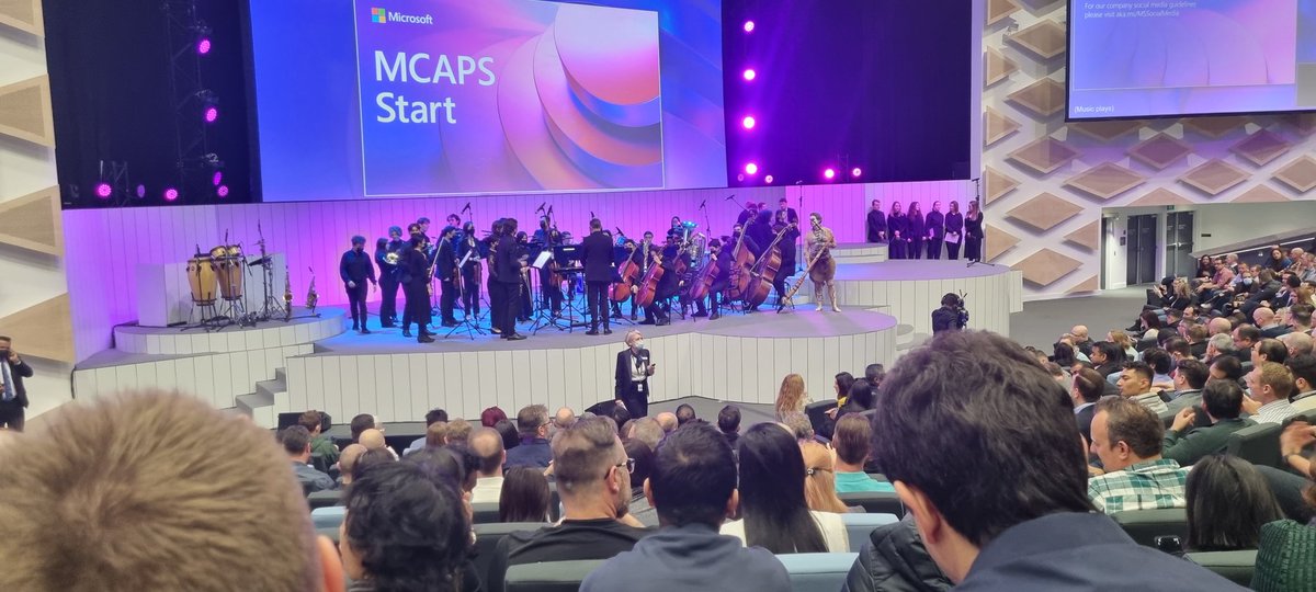 AdamFowler_IT's tweet photo. At MCAPS Start in Sydney getting a better idea on where we are all headed - kicked off with Halo music played by an orchestra and featuring a didgeridoo!
#BeHere #MicrosoftLife #MicrosoftANZ https://t.co/f9wyJg7RZA