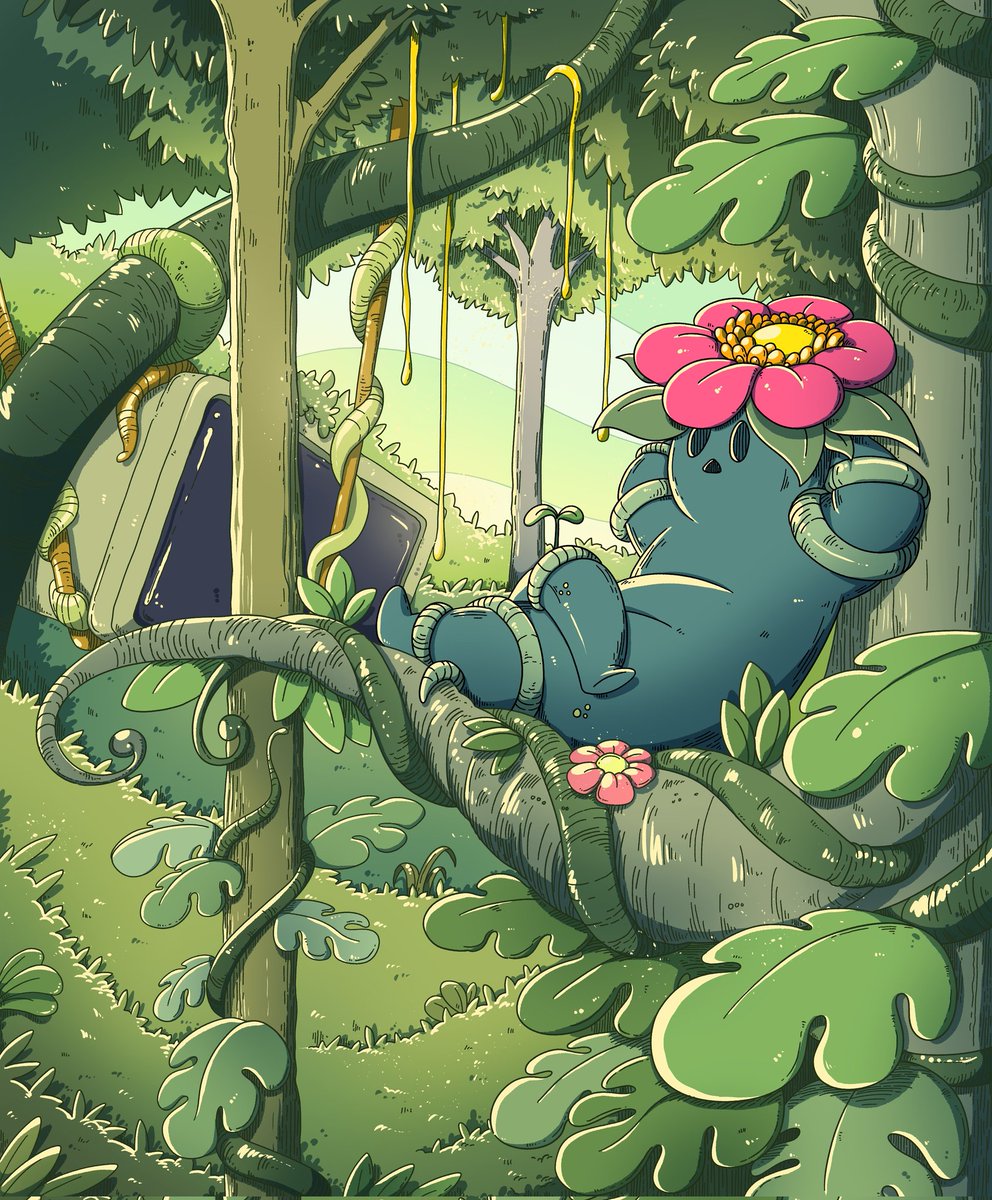 Matabolong's tweet photo. GM! It's #PortfolioDay , I love designing vreatures and environments... https://t.co/OpG2p4FOXM