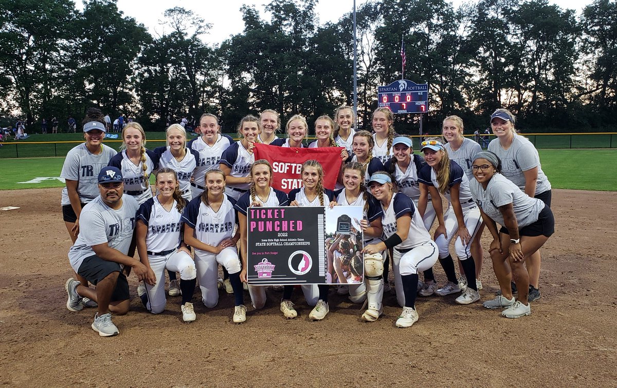 YOUR Pleasant Valley Spartans ARE Regional Champions and STATE Bound! Ft. Dodge here come the Spartans!
#TicketPunched 
#SpartanNation