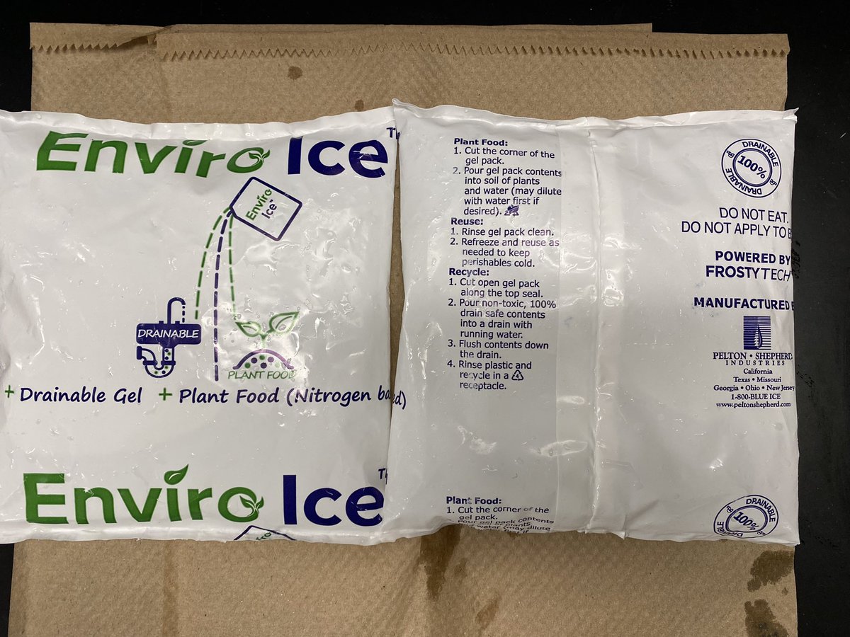 Smriti Suresh (@smriti__suresh) on Twitter photo First time I'm seeing these ice packs whose contents can also be used as plant food. 🌿 The plastic packing can be recycled. Baby steps towards making packing more environment friendly. #environmentallyfriendly #research #package #sciencetwitter <a href="/frostytech_eco/">Frosty Tech</a> First time I'm seeing these ice packs whose contents can also be used as plant food. 🌿 The plastic packing can be recycled. Baby steps towards making packing more environment friendly. #environmentallyfriendly #research #package #sciencetwitter <a href="/frostytech_eco/">Frosty Tech</a>