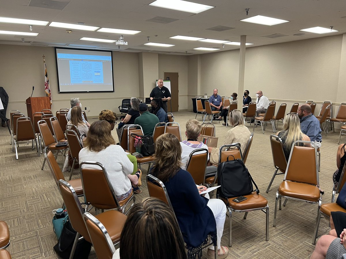 The <a href="/safeschoolsmd/">Maryland Center for School Safety (MCSS)</a> summer conference was outstanding today. I hope to have more building level administrators, political leaders and district leaders next year. We must increase our collaboration to ensure we meet the needs of ALL students !