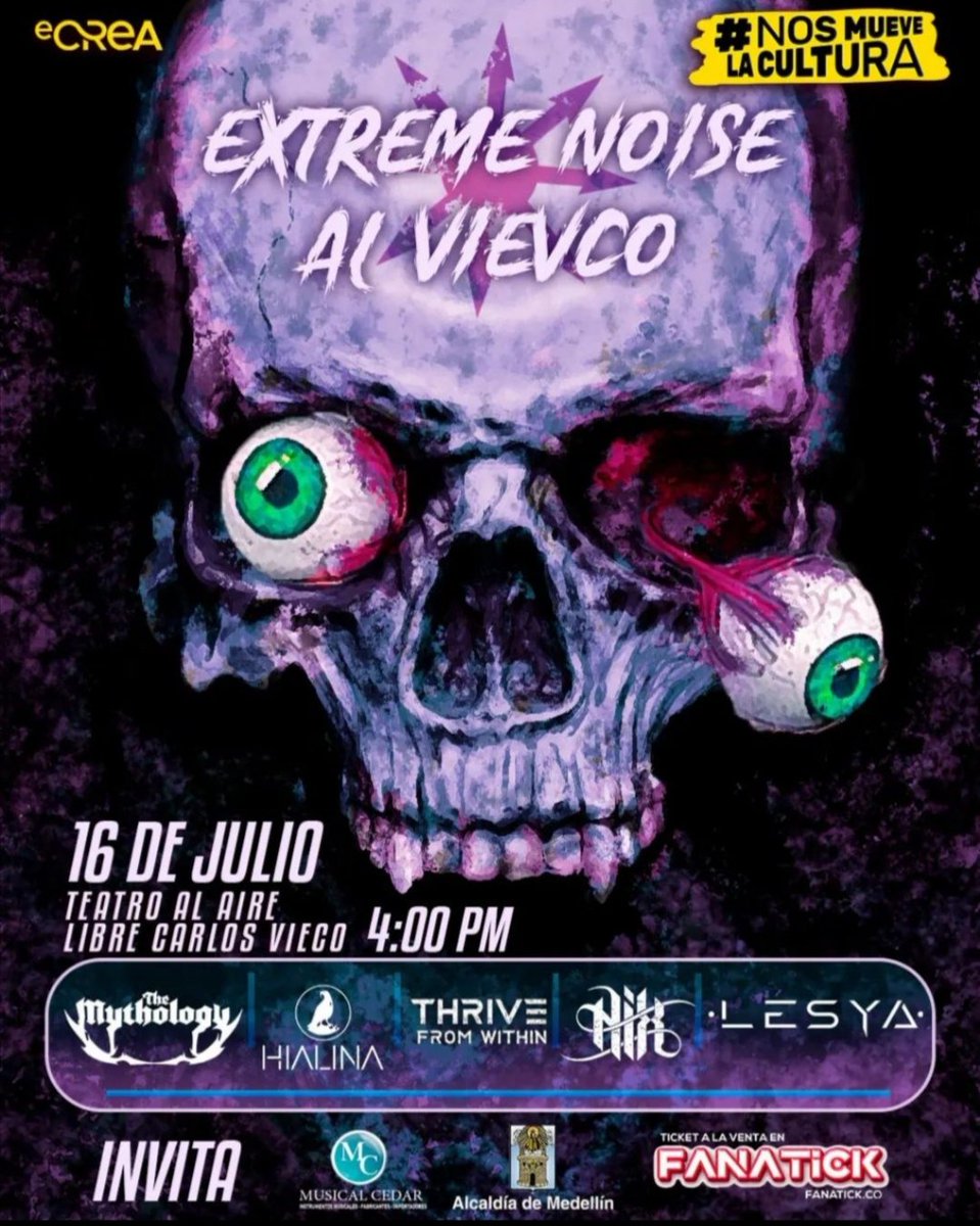 No sé lo pierdan parceros! #nosmuevelacultura