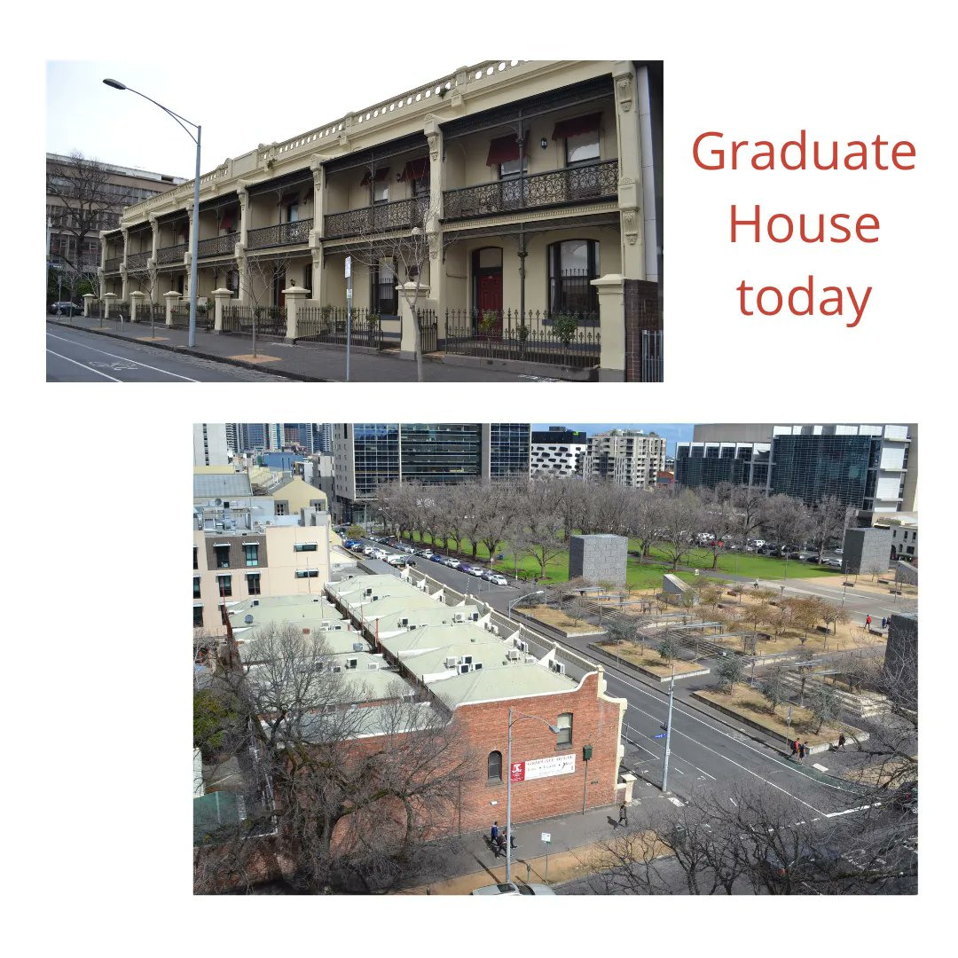 TheGradUnion's tweet image. Today marks the 60th Birthday of the Graduate House as a place of residence for students at The University of Melbourne! Purchased in 1957 the terraces were refurbished in three stages, the first of which provided accommodation for seven scholars.buff.ly/3Iv9bDk