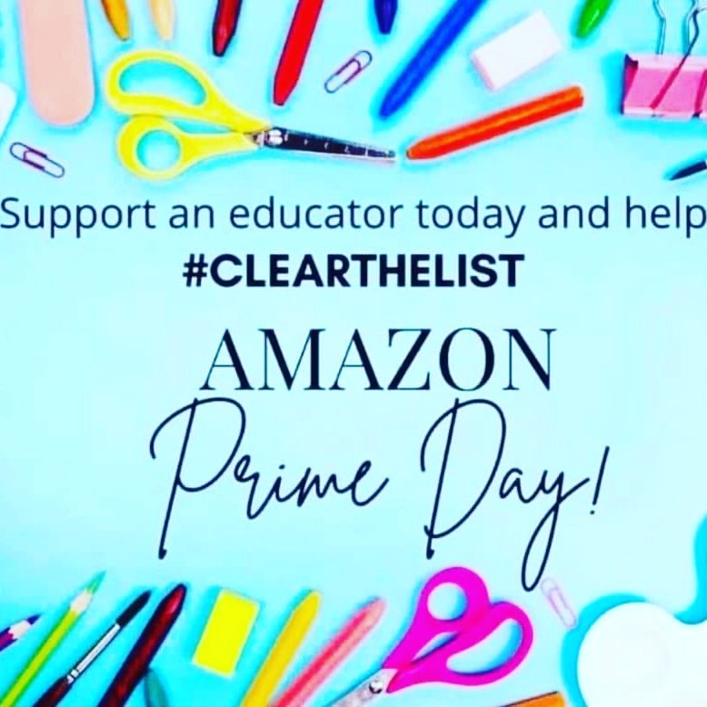 AhlheimAshley's tweet photo. I'm moving on to 1st grade, help this teacher #clearthelist https://t.co/oOUPrSkuFt
#teacherwishlist #teacher #teach #amazon https://t.co/2fCQWlX6Y3