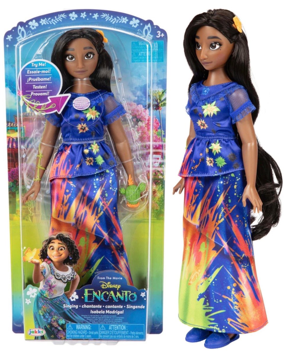 fofeando's tweet photo. ¡Sorpresa! #Encanto sigue triunfando y por eso la marca JAKKS Pacific lanzará una nueva versión de Isabela y por primera vez tendremos la muñeca de Dolores. Son perfectas para sumarlas a la colección. #Fofeando https://t.co/QD29xL0Fr2