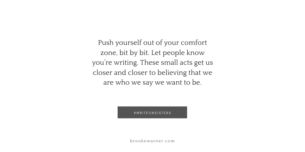 brooke_warner's tweet photo. To find confidence in your writing process, Iook outward and connect to other writers, but also look inward. Can you say out loud, “I am a writer”? Self-confidence is key. #WriteOnSisters https://t.co/fohkmbtU5b