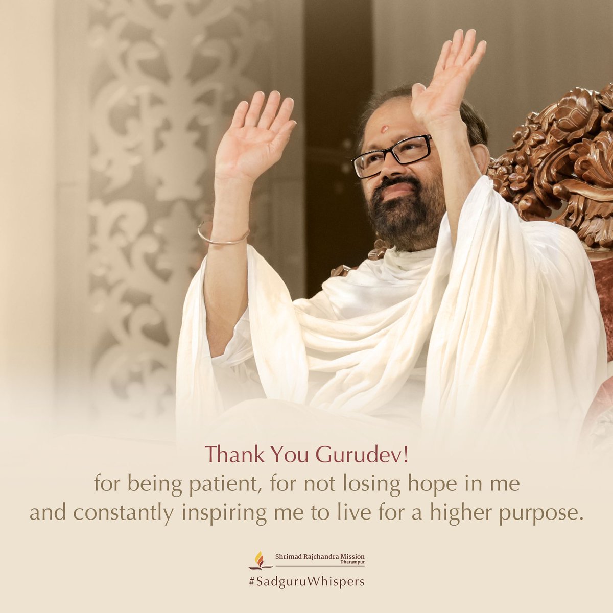 SRMDharampur's tweet photo. On the Sacred Occasion of #Gurupurnima #SadguruWhispers #Quotes #QOTD #Guru #Sadguru #Grace #Blessed #Inspiration #HigherPurpose https://t.co/dLBkLeIzTR