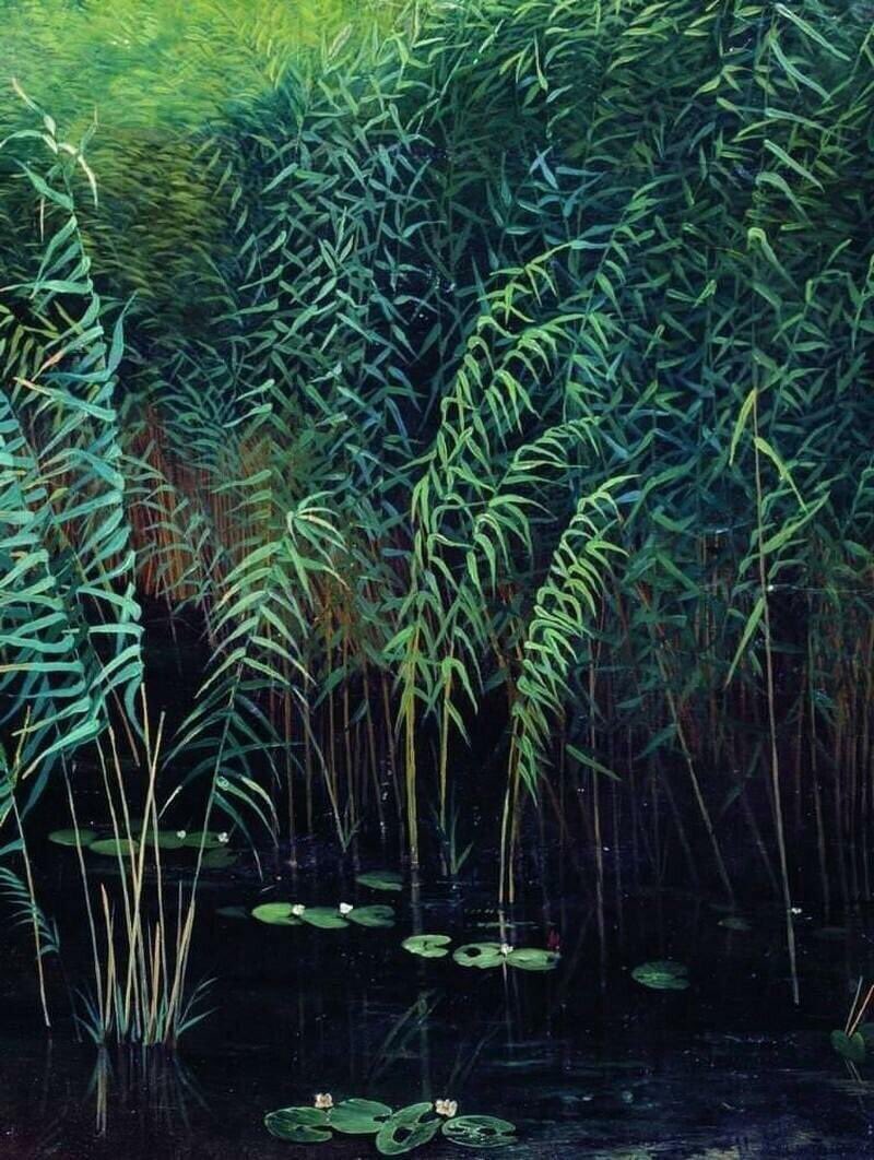 Isaac Levitan Reeds and Water Lilies,1887