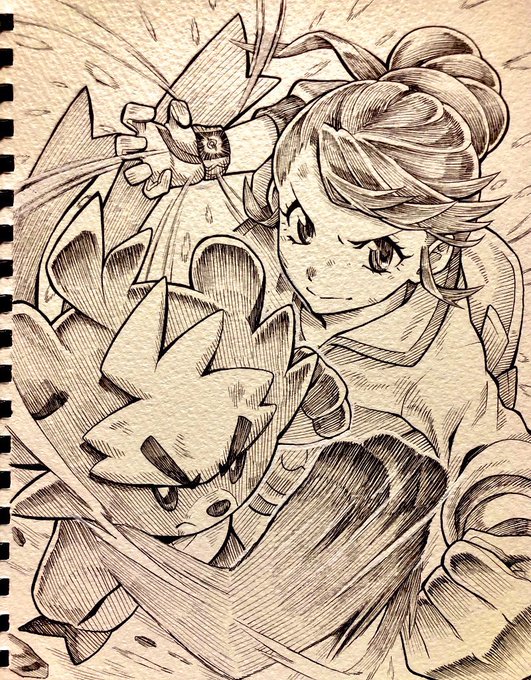 ユウリ&ウーラオス実装おめでとう‼️
イラストはダクマです👊
 #ポケマスアート 