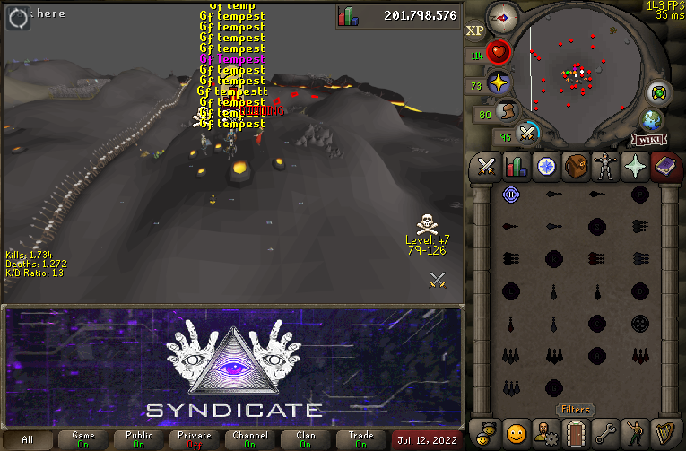 SyndicateOSRS's tweet image. Quick lil 30 minute scrap with the boys over at @TempestOSRS tonight. Appreciate the CLEAN action fella&apos;s. ❤️ #SYNWINSAGAIN

Discord: discord.com/invite/syndica…