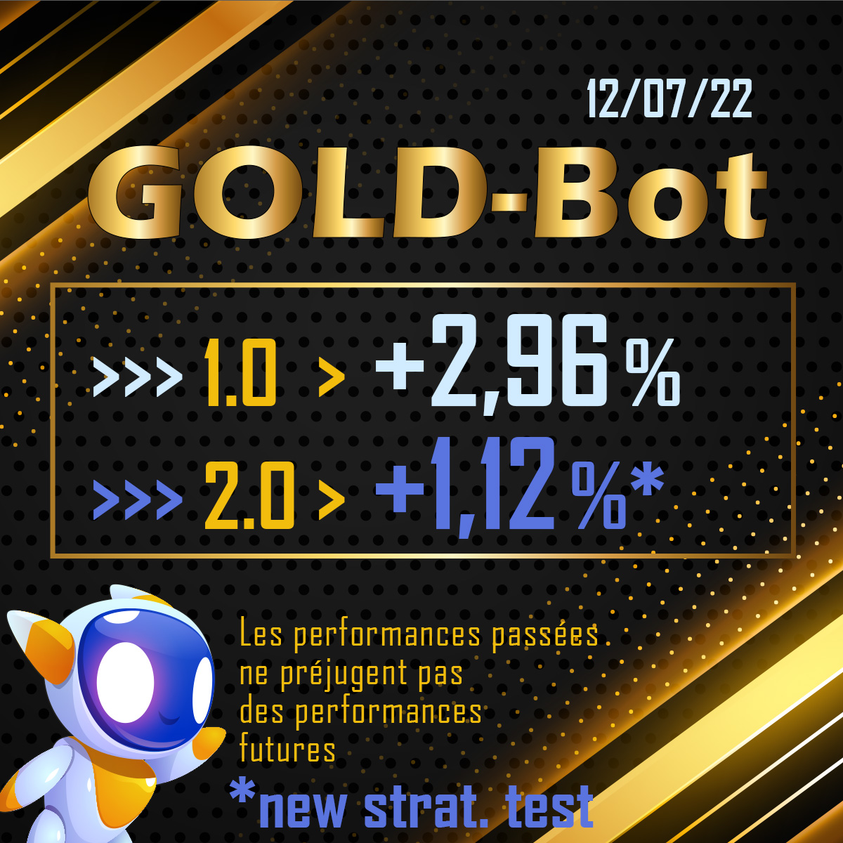 linographe's tweet photo. Venez découvrir et vous inscrire à notre robot de trading GOLD-Bot made in Belgium !

Infos et inscriptions :
https://t.co/uKJ7Fch1rj

#crypto #cryptotrading #bot #forex #forextrader #bottrading #nft #ico #metaverse #atg #btc #bitcoin #eth #ethereum #goldbot #cryptoentreamis https://t.co/gpKL27OJVL