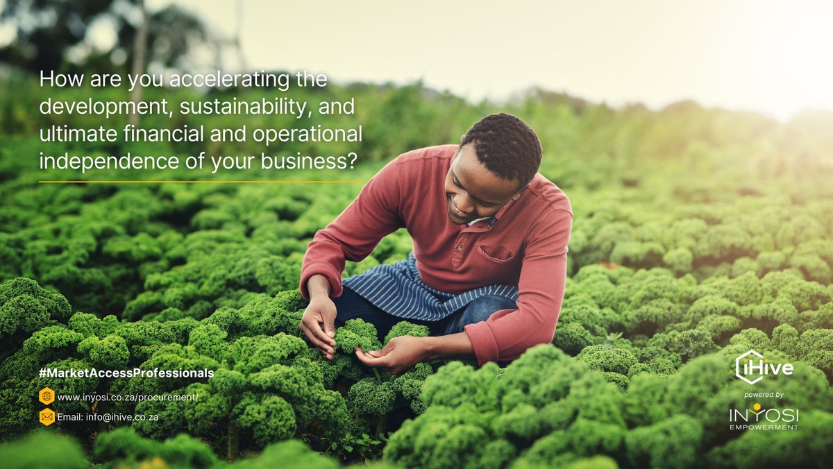 InyosiE's tweet photo. Due to the economy and oversaturated markets, it is essential for businesses to find innovative ways to ensure the growth and success of their business.
#iHive #InyosiEmpowerment #BlackOwnedBusiness #Innovation #Goals #Growth #Procurement #ProcurementPortal https://t.co/uoHWul3ZsW
