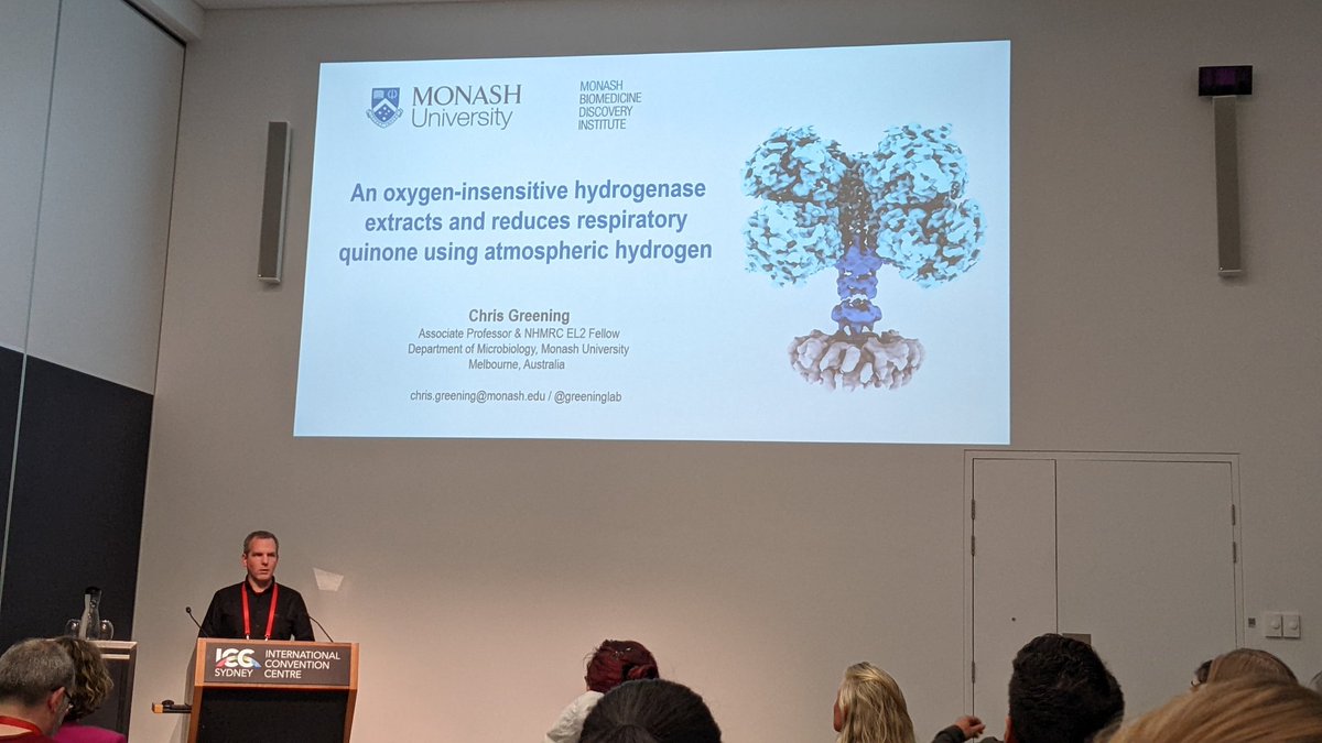 linsalrob's tweet image. The structural basis of using hydrogen from the air from @greeninglab ... How do Microbes live on air? #2022ASM