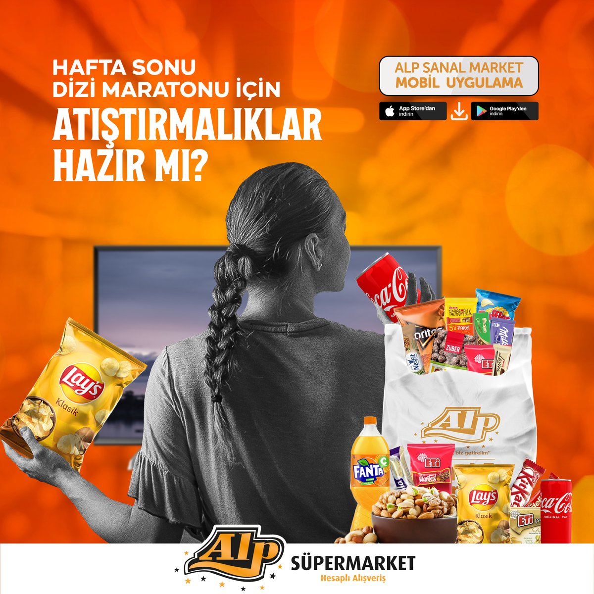 En sevdiğimiz saatler, sevdiklerimizle beraber geçirdiğimiz dizi saatleri olsa gerek!

#AlpSüpermarket #onlinealışveriş #denizlimarket #sanalmarket #alışveriş #indirim #uygunfiyat