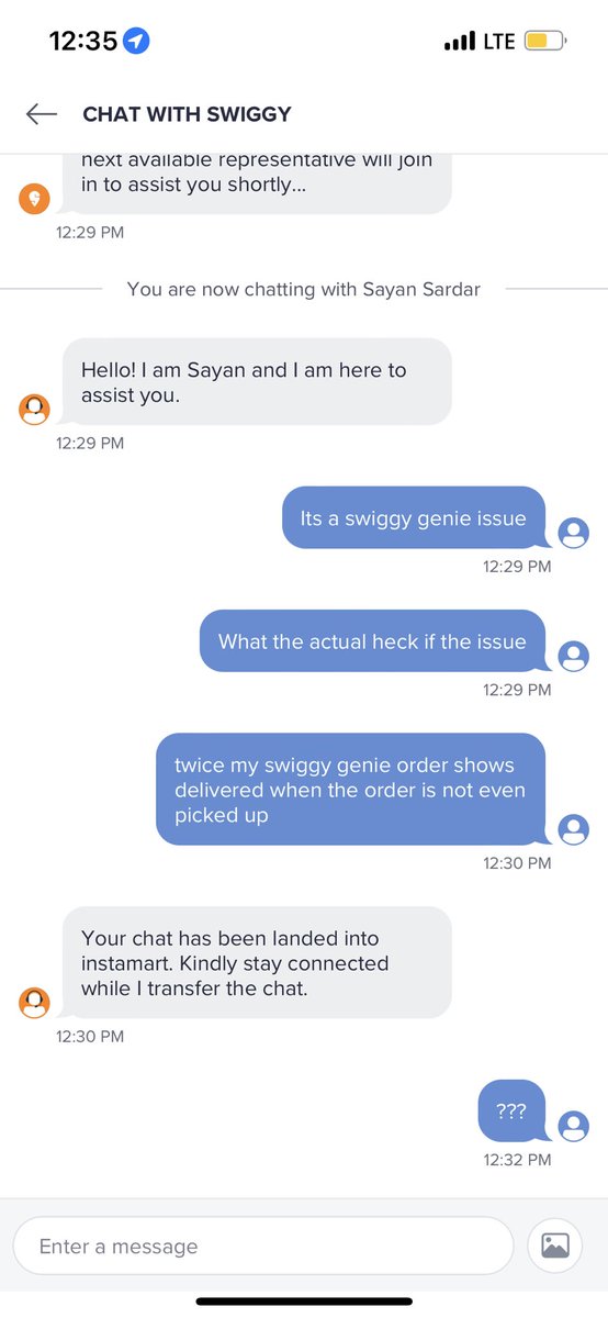 BeingDivu's tweet photo. Is this a new way to loot people? No one is helping out either. Your support team just says stay connected @Swiggy https://t.co/6JsrbmRcNP