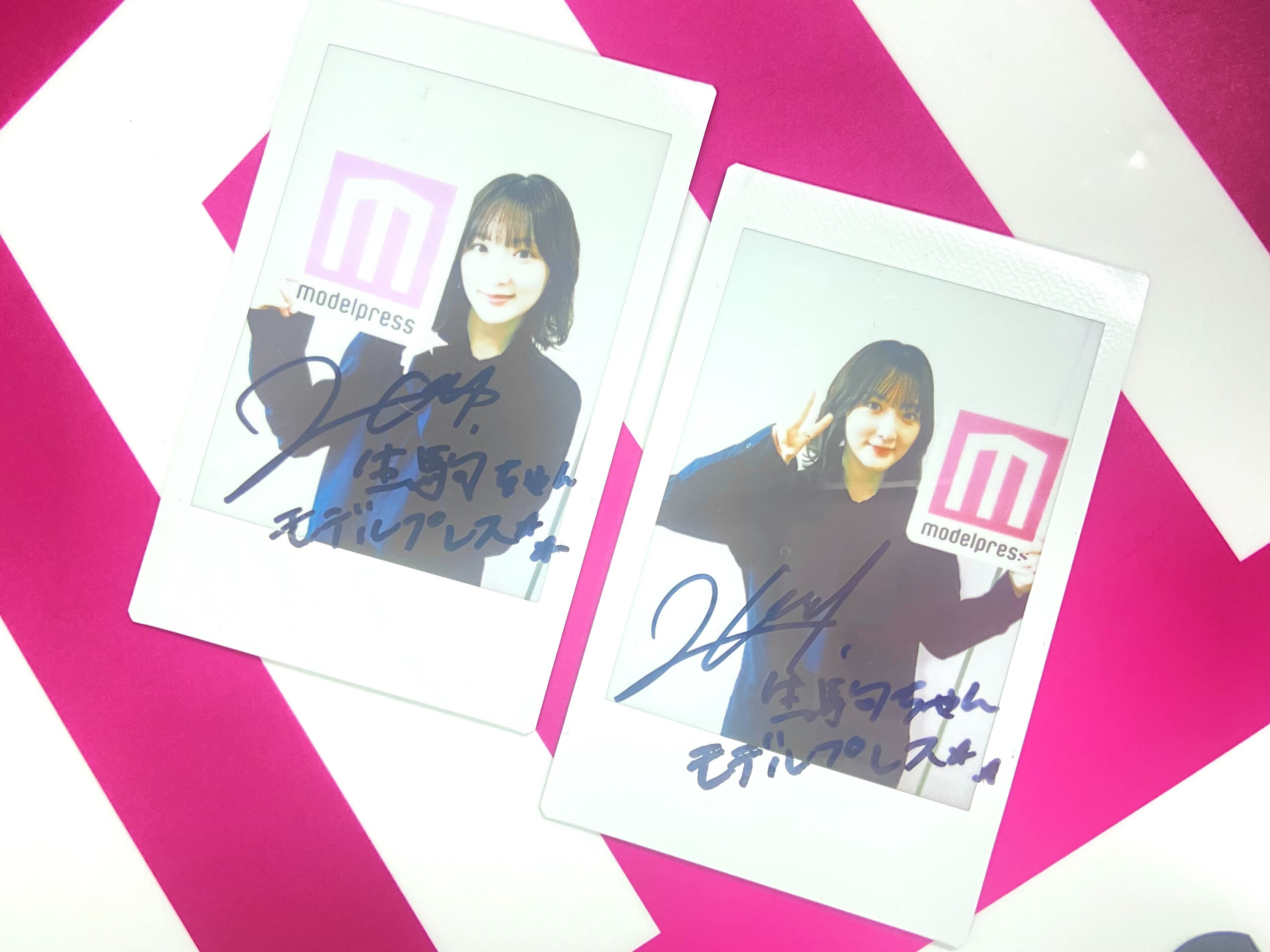 生駒里奈 サイン入りチェキ 乃木坂46 生駒里奈直筆サイン入りポラ 当選