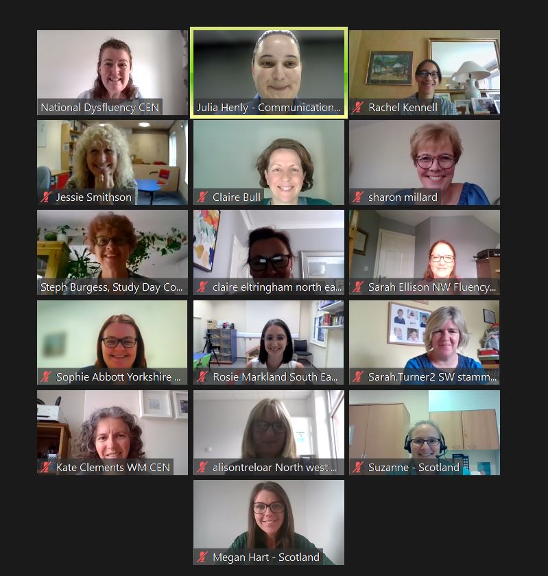 What a great opportunity we had yesterday to meet with SLTs from the regional stammering CEN committees and Oxford Dysfluency Conference. We discussed ways we can work together to create excellent CPD and peer support for our members. Such fantastic work going on. Go team! #CPD