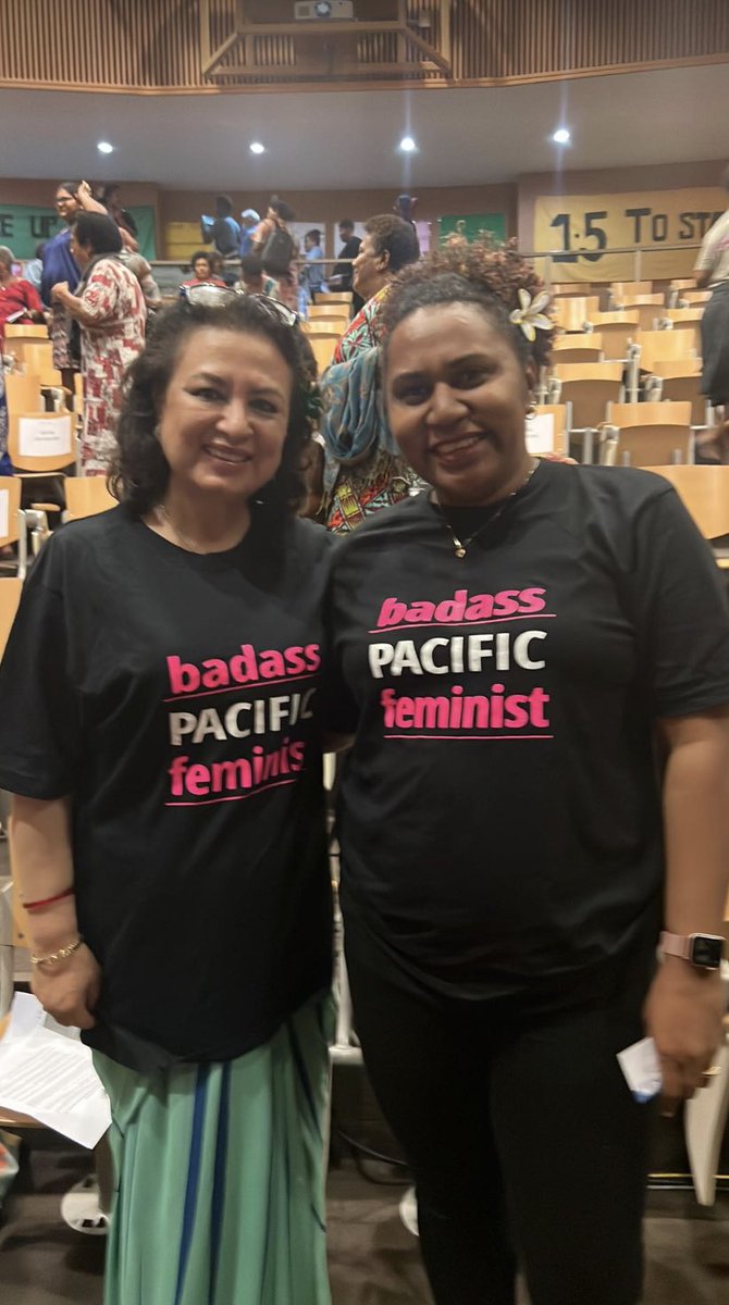diva4equality's tweet photo. Whole lot of #BadassPacificFeminists including #CEDAW Committee members @bandanarana2014 &amp; @NStottDespoja, @diva4equality #SSV @FWRM1 @femlinkpacific @CommsFWCC @rainbowpridefi1 &amp; more at @UniSouthPacific ICT hall &amp; GROWING NUMBER in #PIF2022 meetings!

Go strong #PacificWomen! https://t.co/vnt4PQ4DzE