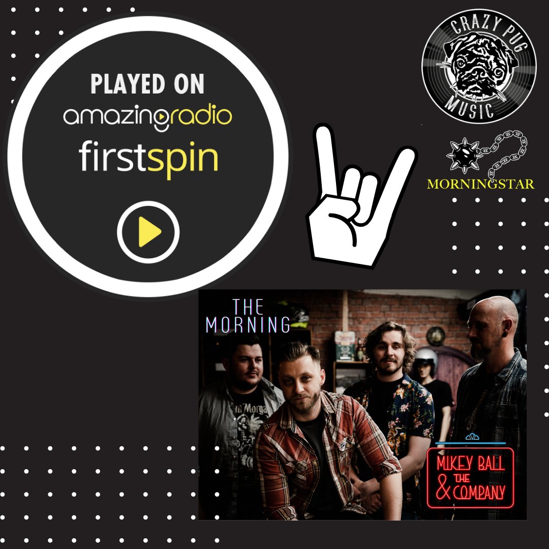 ☕ Mikey Ball &amp; The Company had their first play on <a href="/amazingradio/">Amazing Radio</a> yesterday and are now in rotation on the station 👍

<a href="/MSTARLiveandDev/">Morningstar</a>