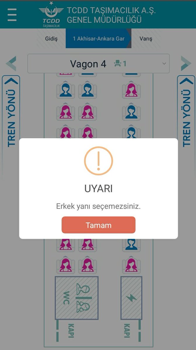 Kalan son bileti alamama sebebim caiz olmaması