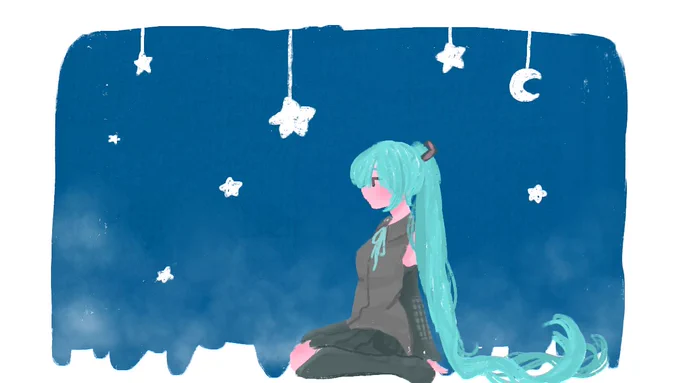   #初音ミク #HatsuneMiku #イラスト #illustration