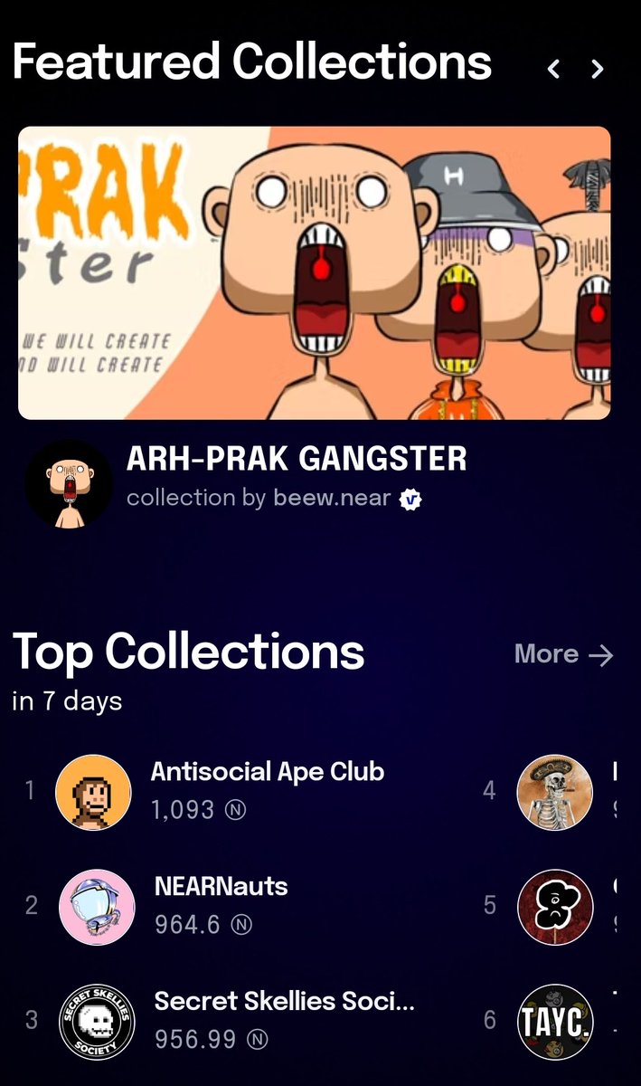 วันนี้ APG ได้มีโอกาศขึ้นหน้า PARAS กะเขาแว้วค้าบบ 
ขอบพระคุณพี่ๆ ทุกท่านที่คอยซัพพอร์ตมาตลอดครับ 
paras.id/collection/arh…
#nftcollectors #NFTCommumity #NFTartists #NFTMarketplace #NFTshill #NFTdrops #NFTgiveway #NFTThaicommunity #paras #NEAR