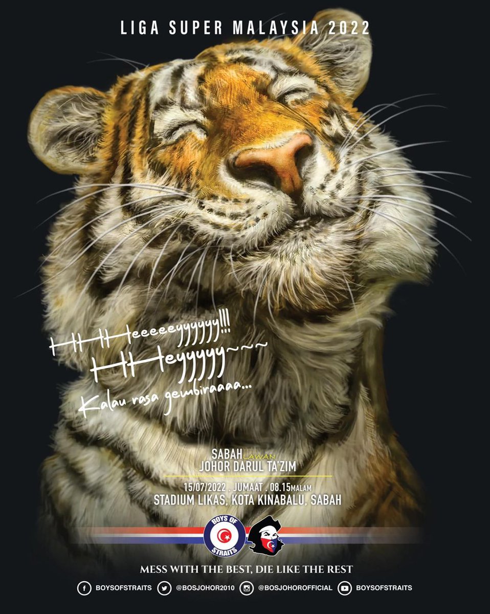 BosJohor2010's tweet photo. Nak tanya sikit, anak2 Johor di UMS, di UiTM KK, Politeknik dan kolej2 takde turun ker, Jumaat ni? saje tanya mana tau leh turun cover, support JDT kat Stdm Likas. https://t.co/OkAv4monam