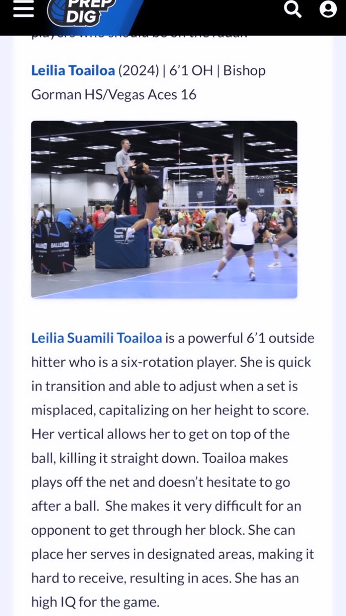 LeiAllDayy's tweet photo. Thank you so much @PrepDig for the honorable recognition!!
#varsity #highschool #GJNC #Nationals #junior #classof2024 #volleyball #outsidehitter #mizuno #adidas #nike #clubvolley #BetterCallSaul #MasterChefAU #WEURO2022 #NASA https://t.co/oSP5qnPNAs