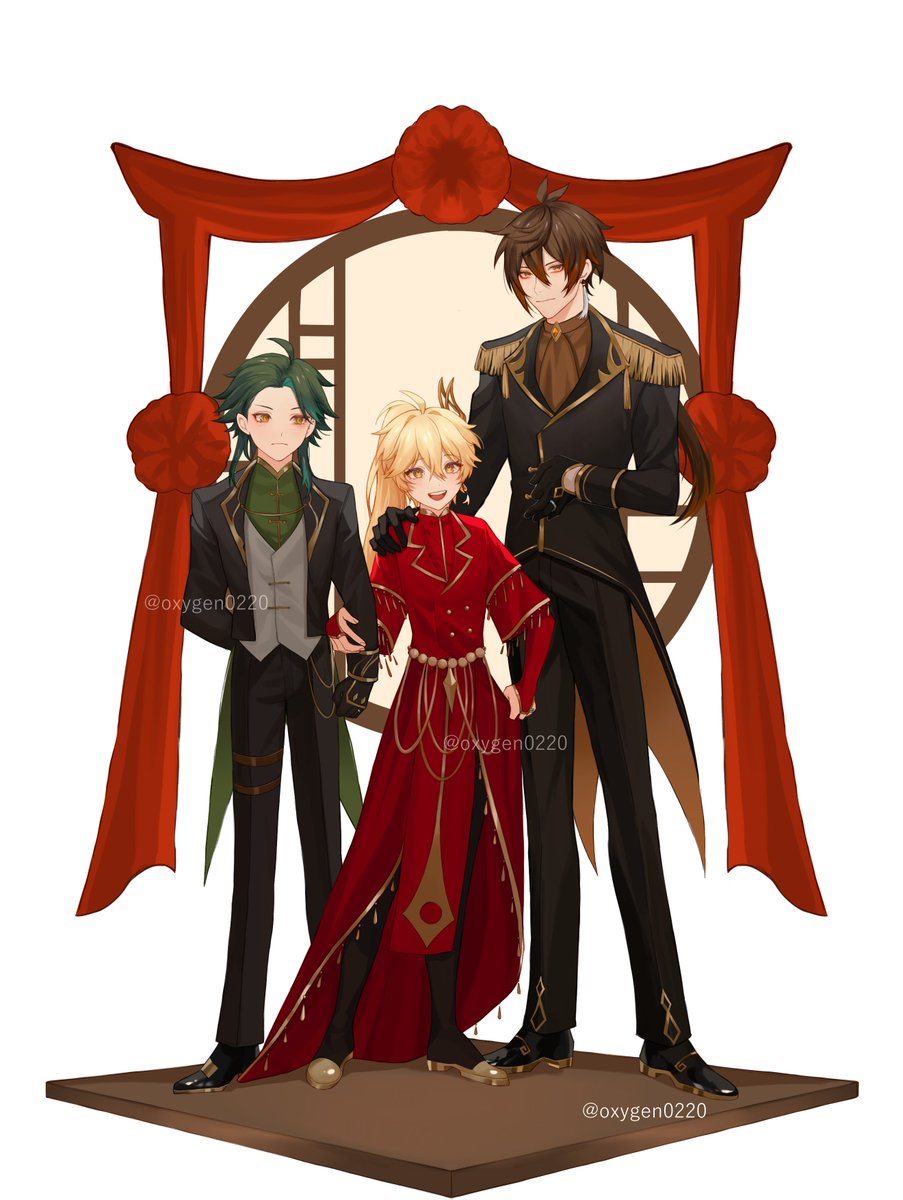 oxygen0220's tweet photo. Aether's Wedding.

#Genshinlmpact https://t.co/gyZlJEARGb