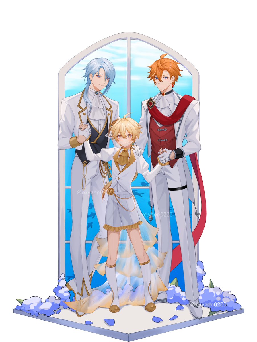oxygen0220's tweet photo. Aether's Wedding.

#Genshinlmpact https://t.co/gyZlJEARGb