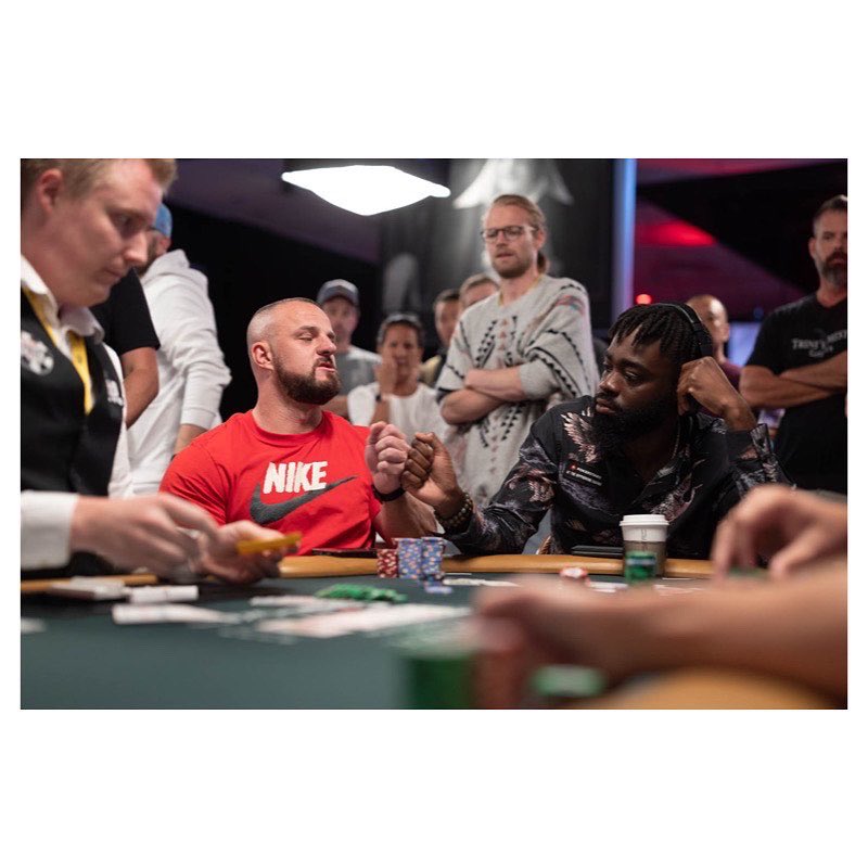 Bust a friend #WSOP #WSOPMainevent