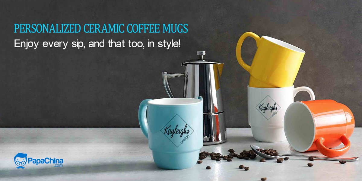 PERSONALIZED CERAMIC COFFEE MUGS - Enjoy every sip, and that too, in style!: PapaChina.com
bit.ly/3IwyKnP
#customceramicmugs #ceramiccoffeemugs #personalizedcoffeemugs #wholesalecoffeemugs #promotionalcoffeemugs #Giveaway   #promotionalceramicmugsbulk