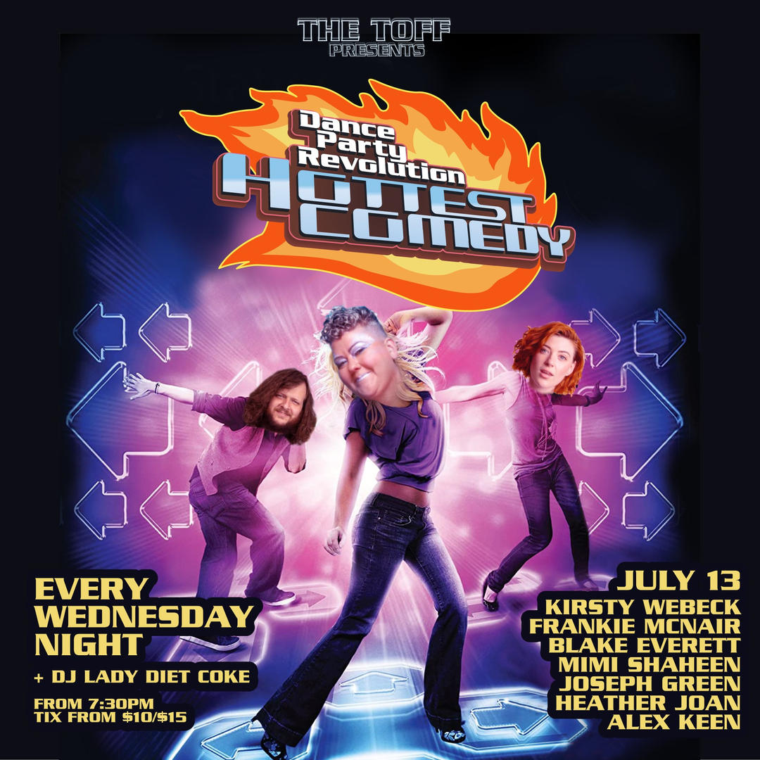 TONIGHT! @kirtsywebeck Dance Party Revolution: A Comedy Night. Bringing you Melbourne’s funniest stand-up, improv, sketch, and cabaret acts. Plus, every week DJ Lady Diet Coke will be spinning absolute bangers for you to have the ultimate mid-week boog.
events.sproutix.com.au/event/dance-pa…