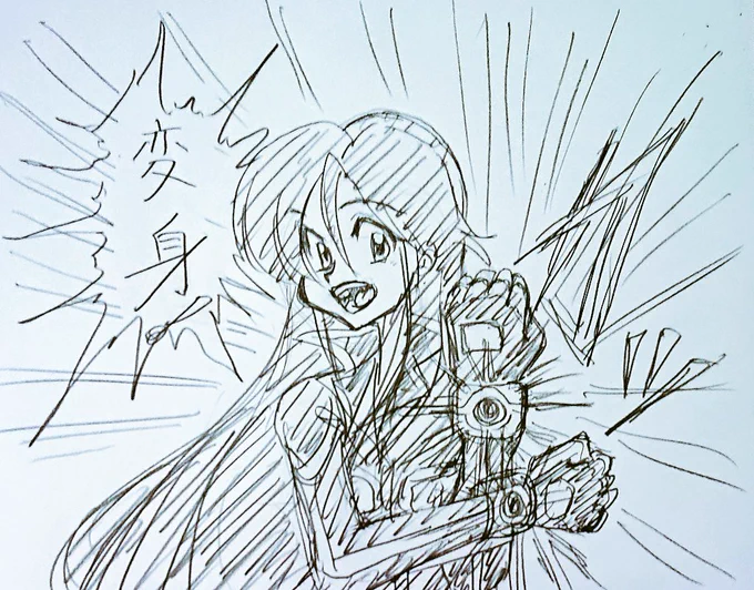 今日のお昼のお絵描き♪ 